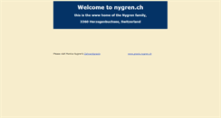 Desktop Screenshot of nygren.ch