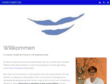 Tablet Screenshot of praxis.nygren.ch